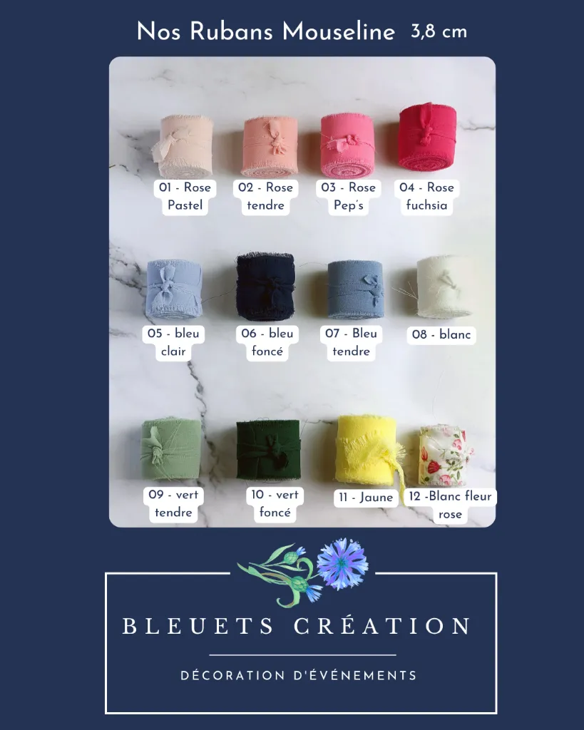 Ruban Bleuets Création