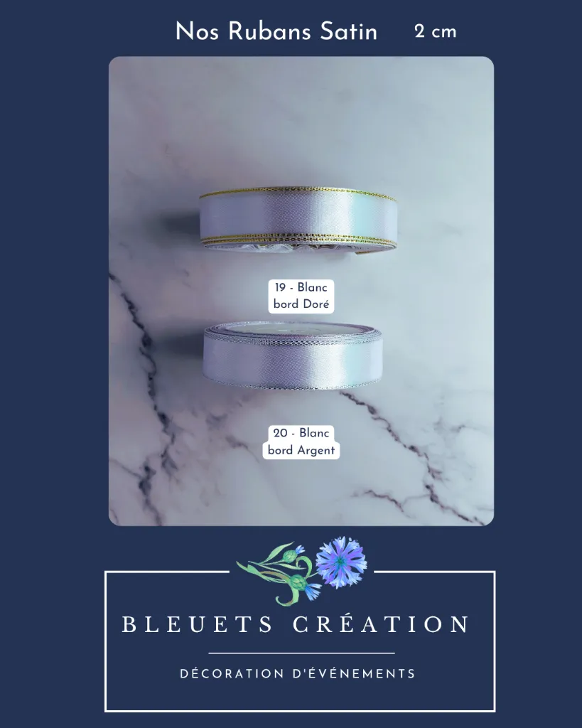 Ruban Bleuets Création