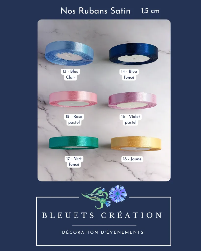 Ruban Bleuets Création